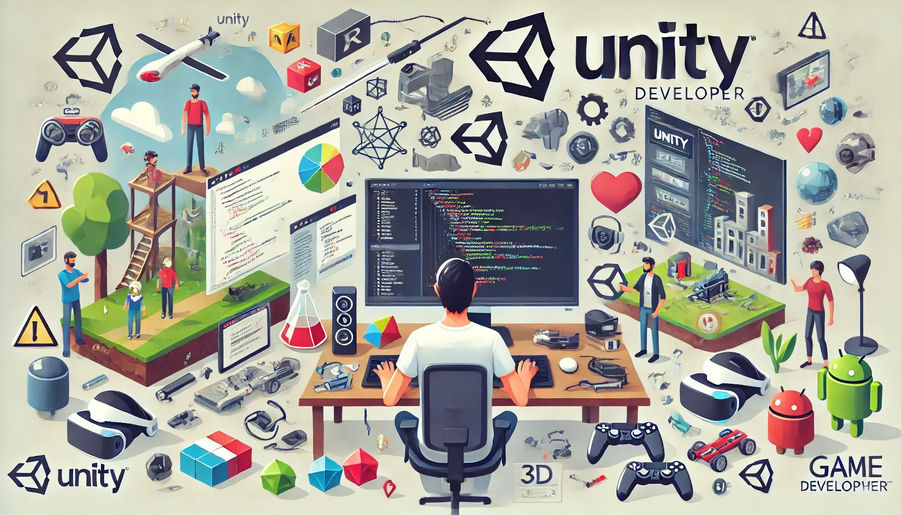 Unityde bir mobil oyun programlamak için nasıl bir proje taslağı oluşturmalıyız?